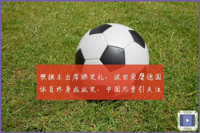 樊振东出席颁奖礼，波尔荣膺德国体育终身成就奖，中国元素引关注